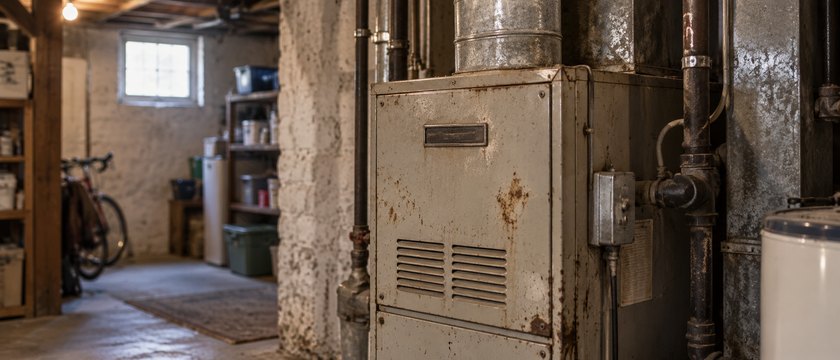 Residential HVAC equipment being inspected for a second opinion in Philadelphia