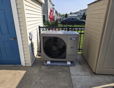 York Inverter Heat Pump installation by NextGen Heating & Air Conditioning